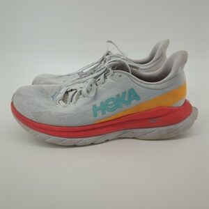 Hoka One One Mens Mach 4‎ 1113528 WFS White Running Shoes Sneakers Size 10.5 D